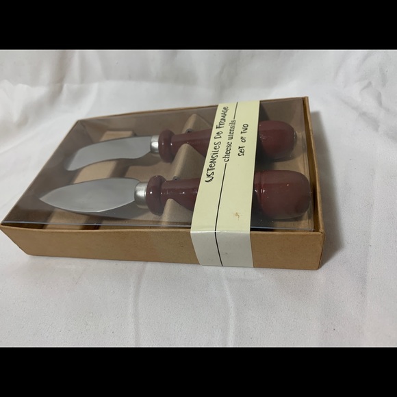 Cheese Utensils Set of 2, Ustensiles De Fromage - Picture 3 of 4